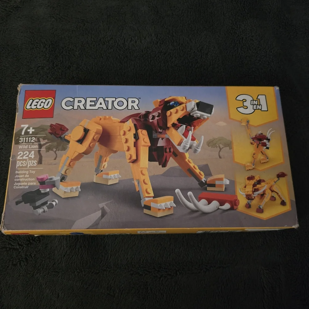 LEGO Creator Mighty Dinosaurs & Wild Lion 2-Pack Kids Toy Sets (Open Boxes) - Picture 4 of 4